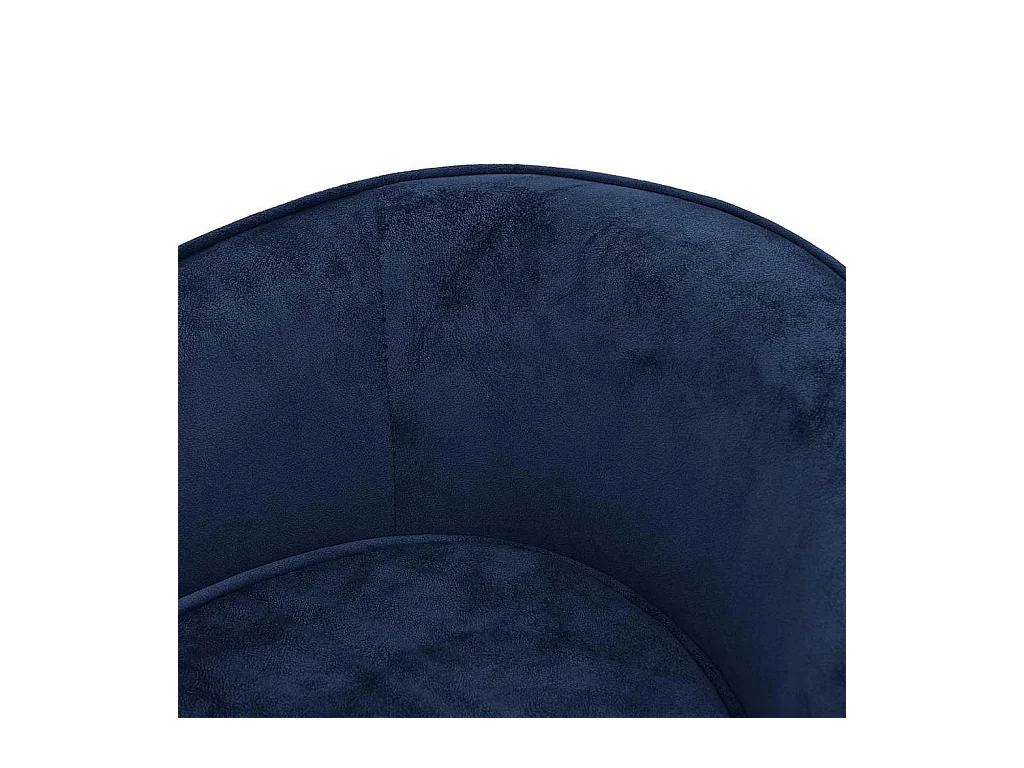 Canapé pour chien Bleu 69x49x40 cm Peluche