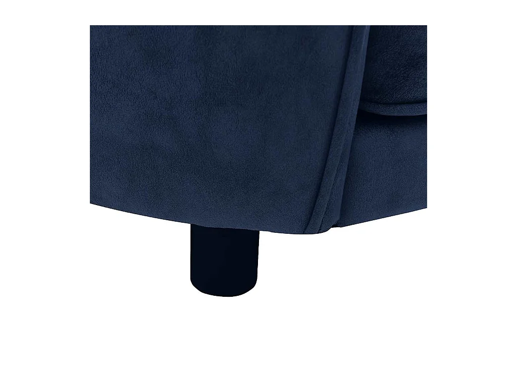 Canapé pour chien Bleu 69x49x40 cm Peluche