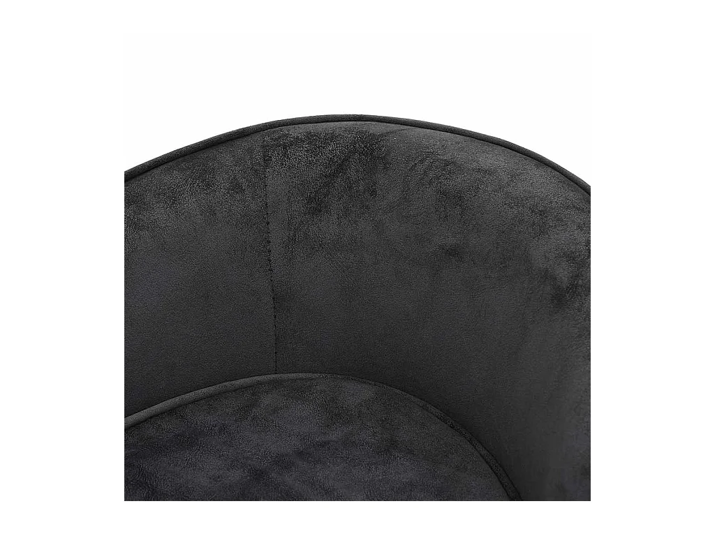 Canapé pour chien Gris foncé 69x49x40 cm Peluche