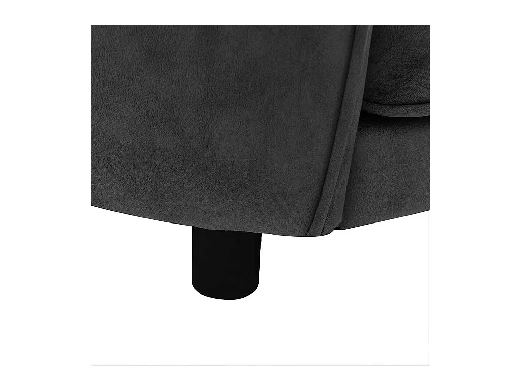 Canapé pour chien Gris foncé 69x49x40 cm Peluche