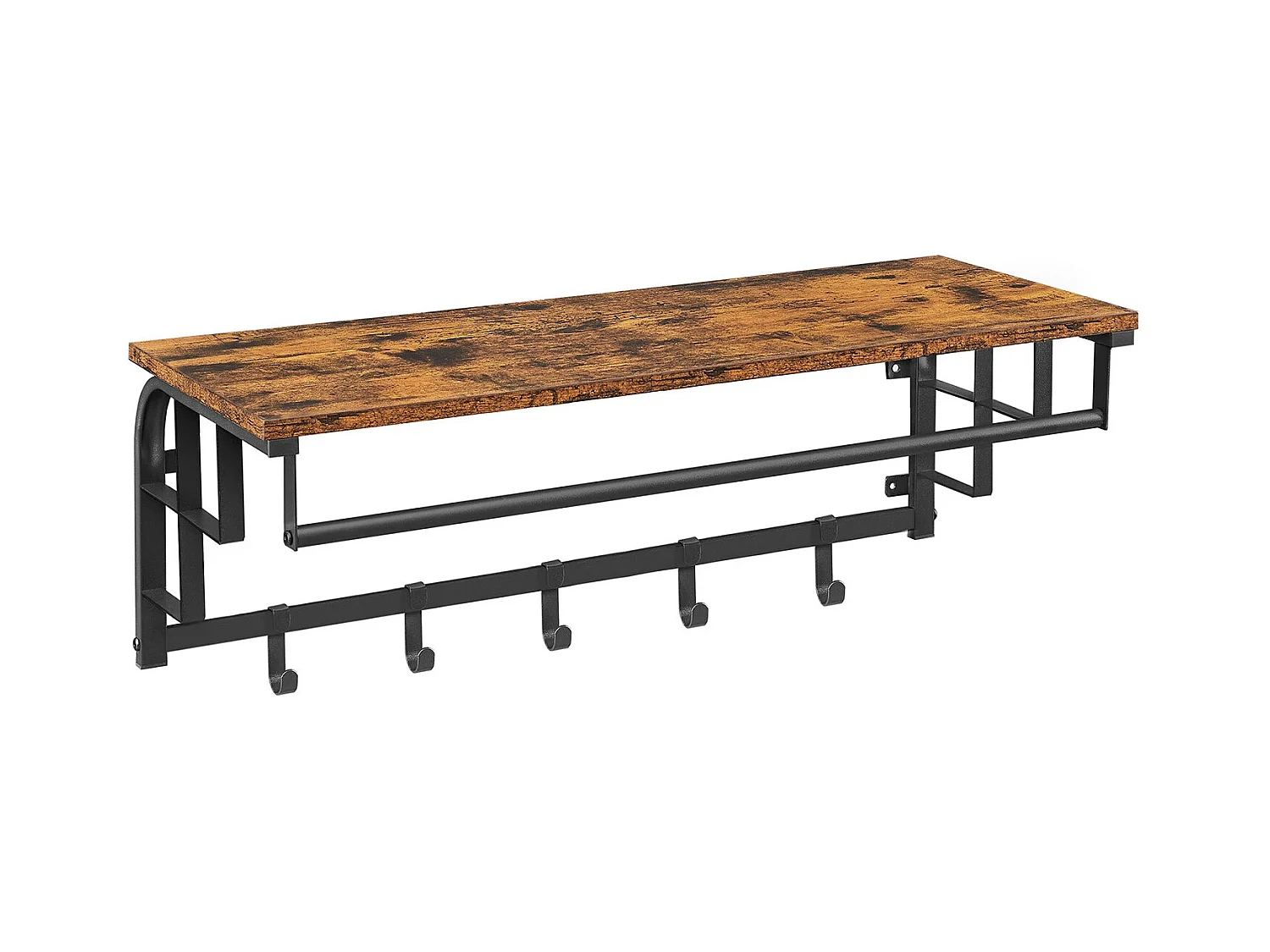 Wandgarderobe mit  abnehmbaren Haken