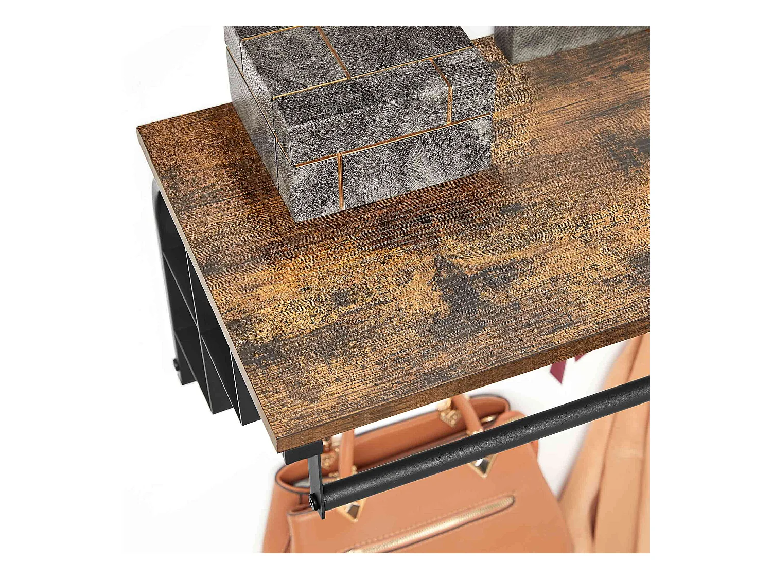 Wandgarderobe mit  abnehmbaren Haken