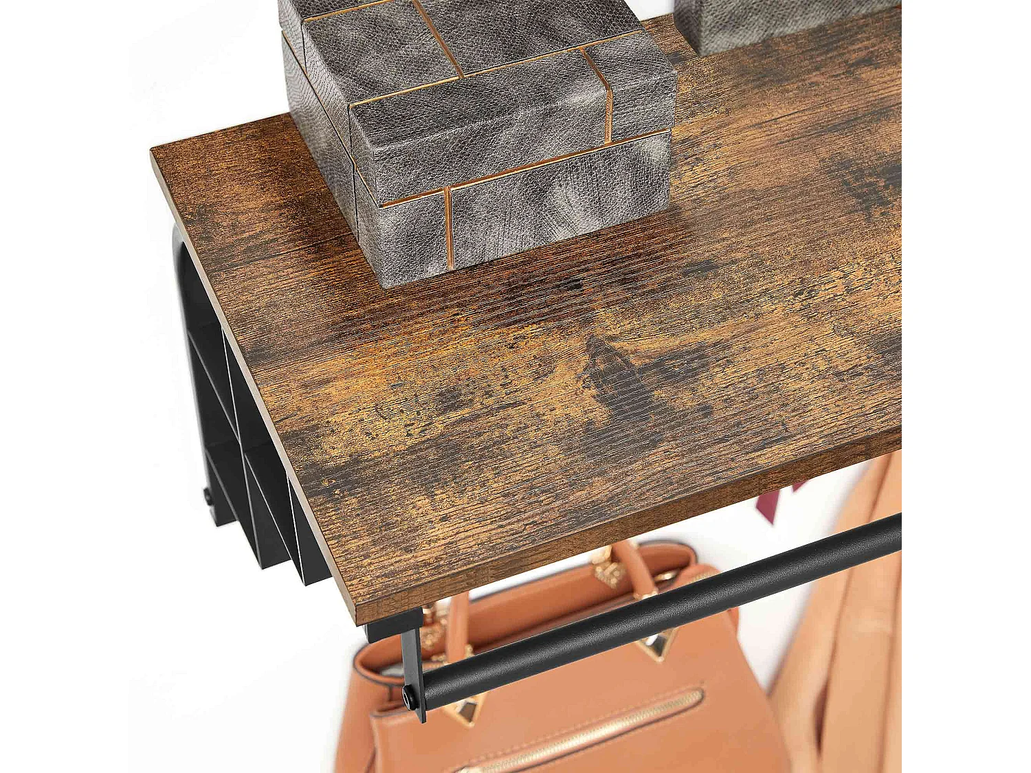 Wandgarderobe mit  abnehmbaren Haken