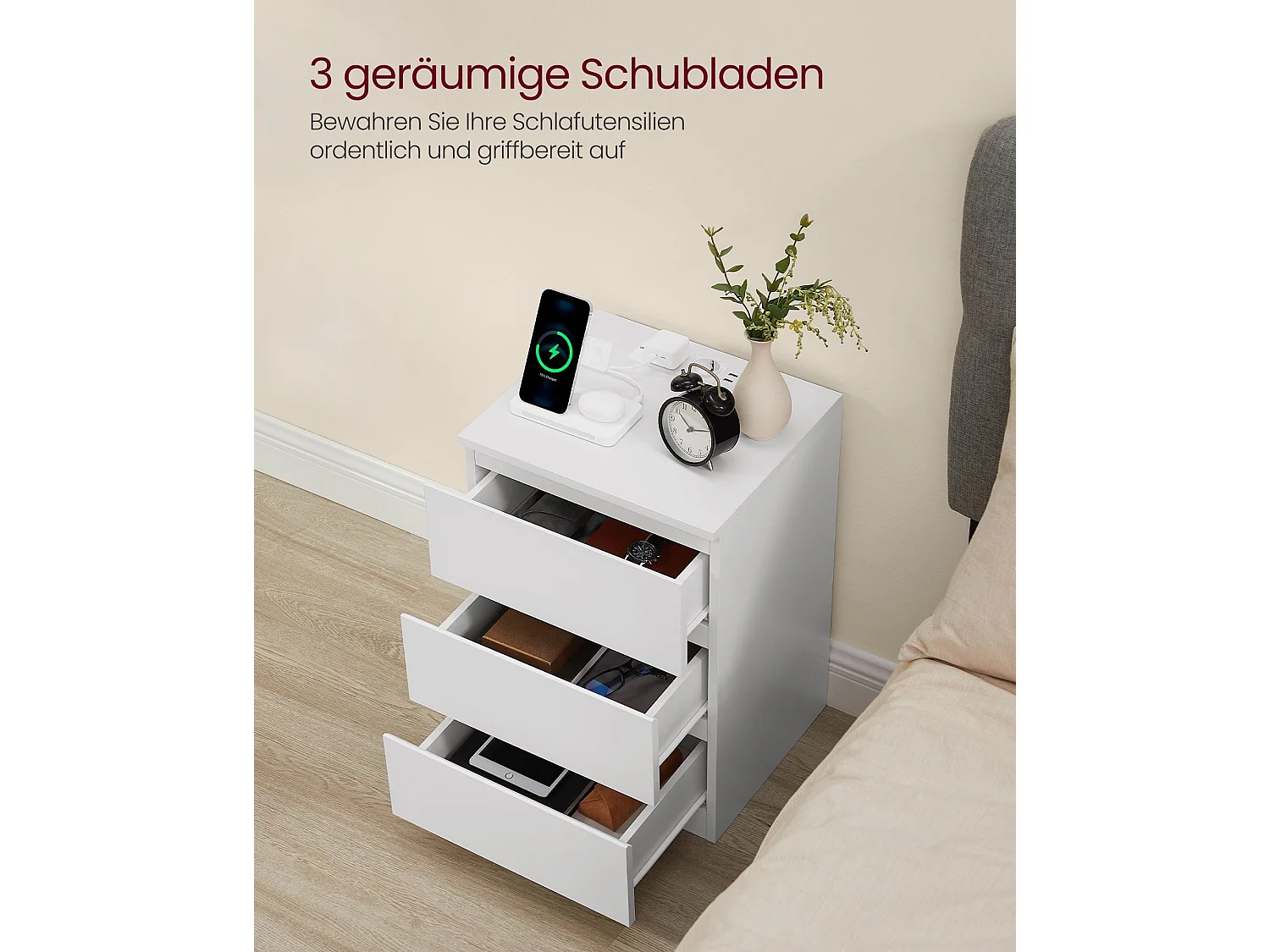 Comodino San Salvador, set da 2