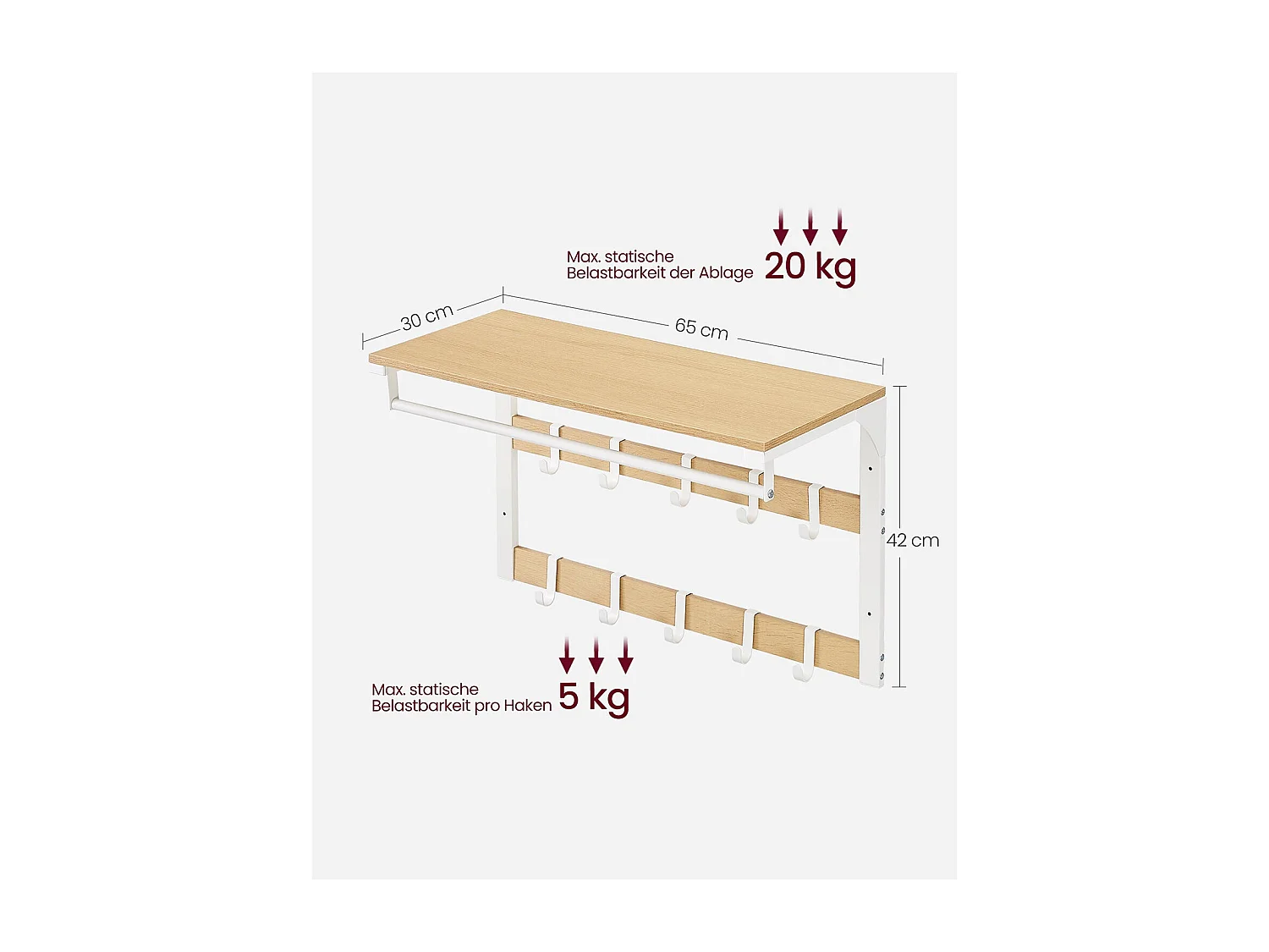 Wandgarderobe Victoria