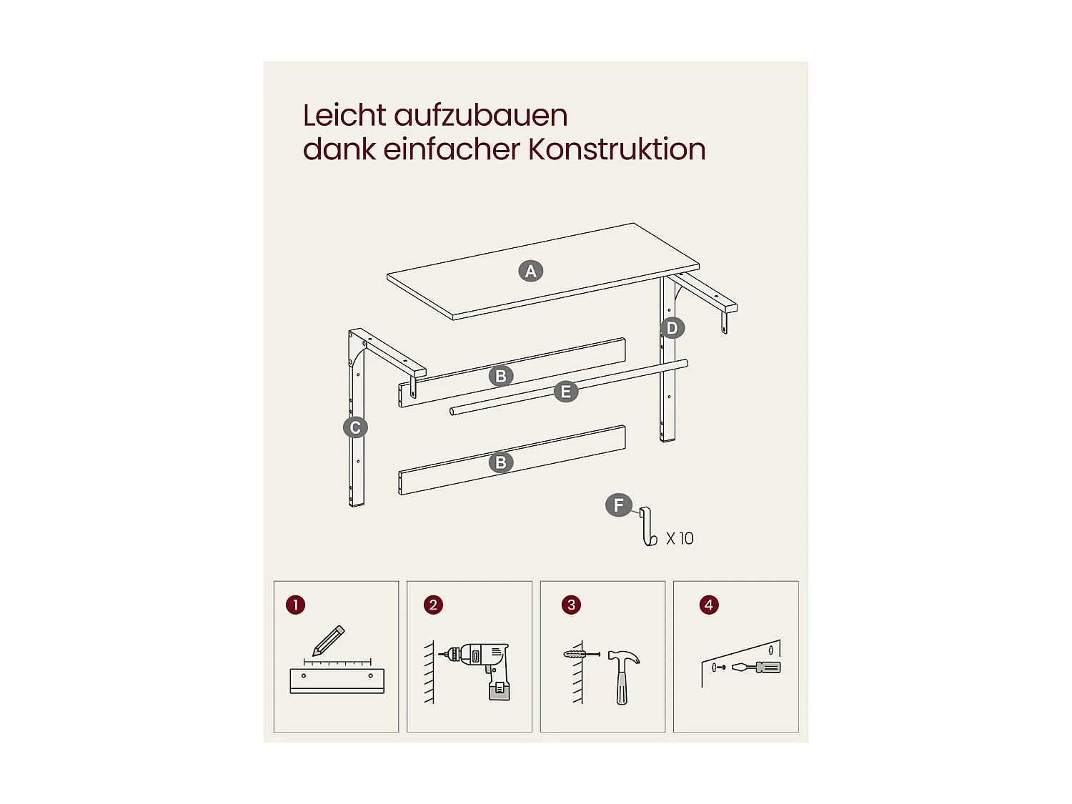 Wandgarderobe Victoria