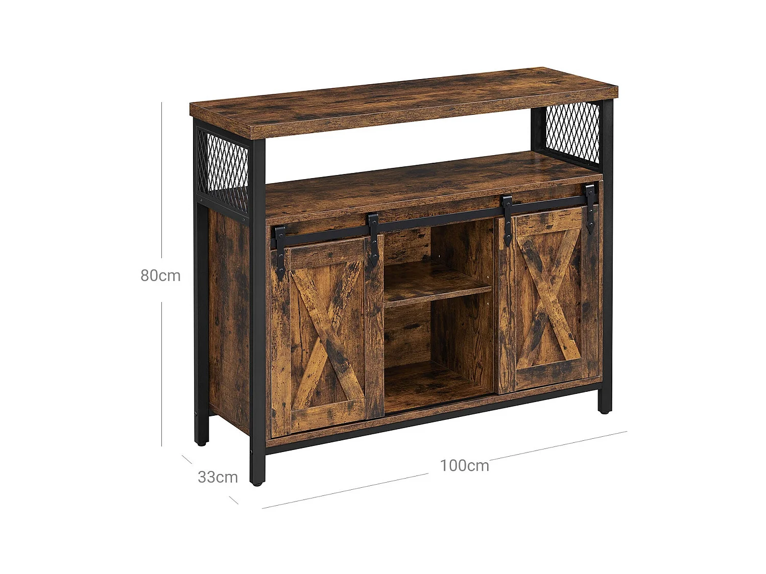 Sideboard Industriestil Kottayam