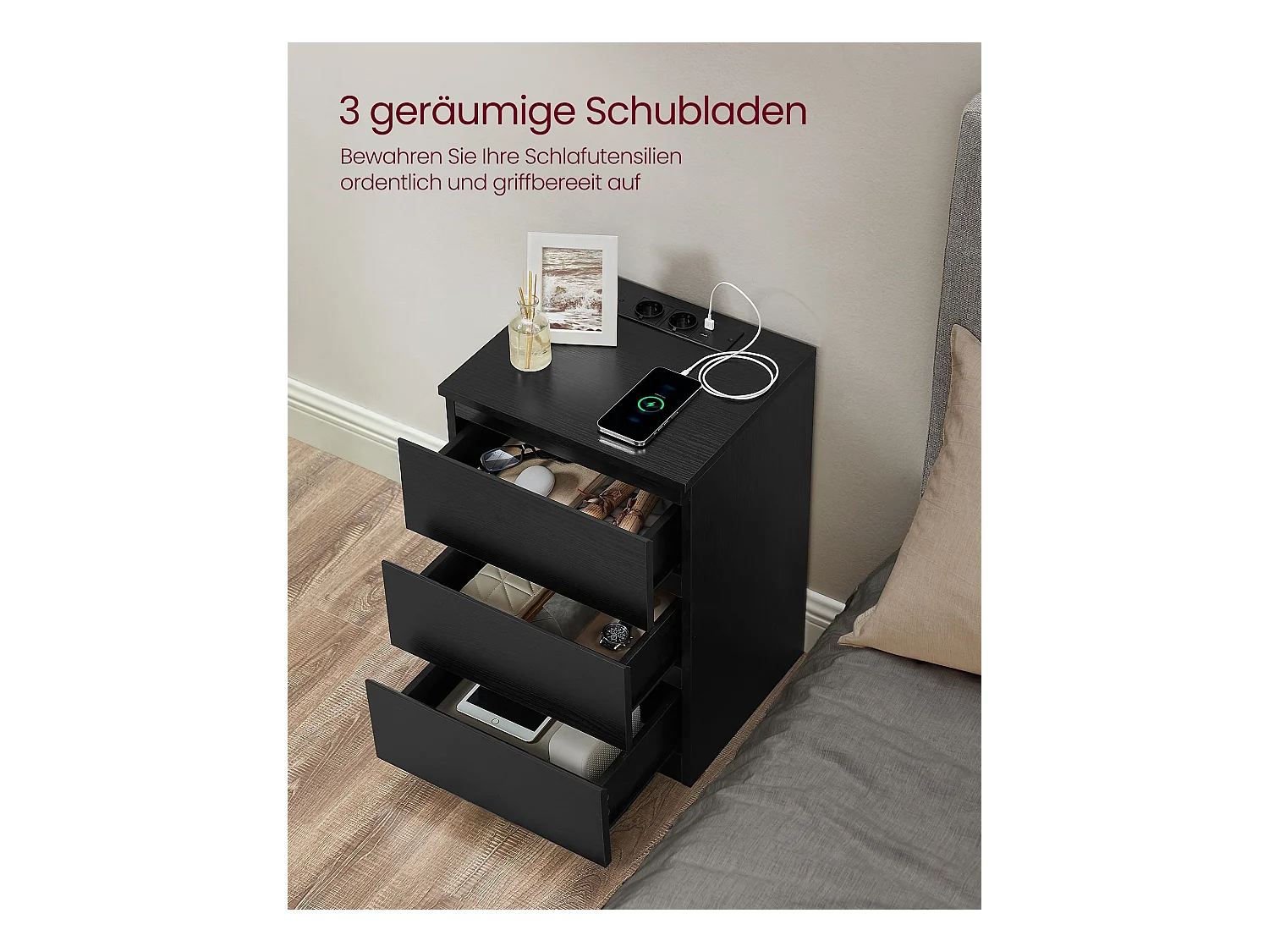 Nachttisch San Salvador 2er-Set