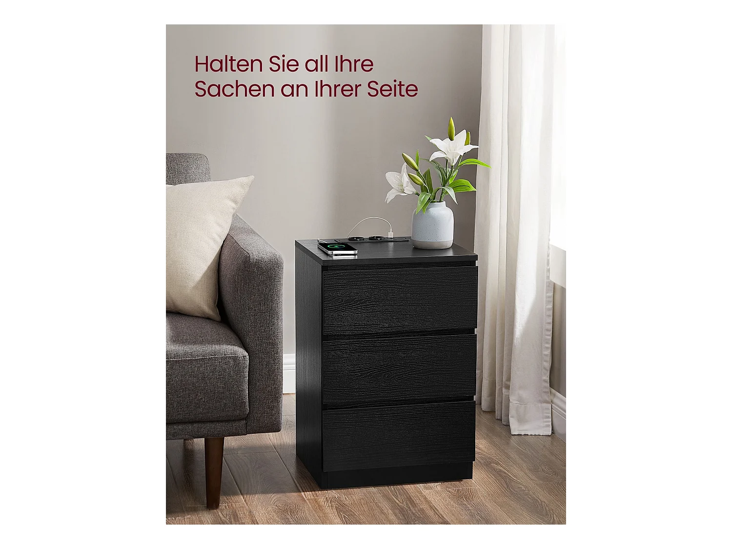 Nachttisch San Salvador 2er-Set