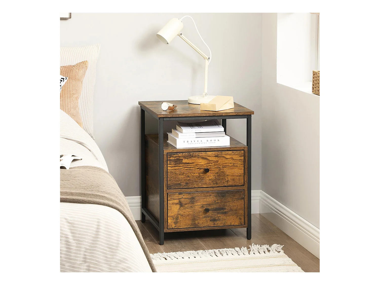 Nachttisch Beistelltisch Sakai