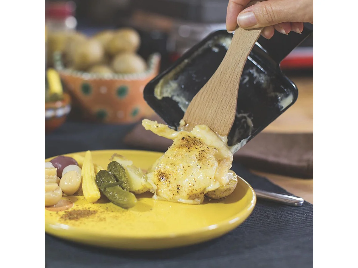 Pack de 6 spatules à raclette en bois