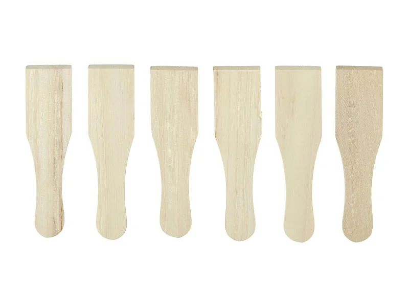 Pack de 6 spatules à raclette en bois