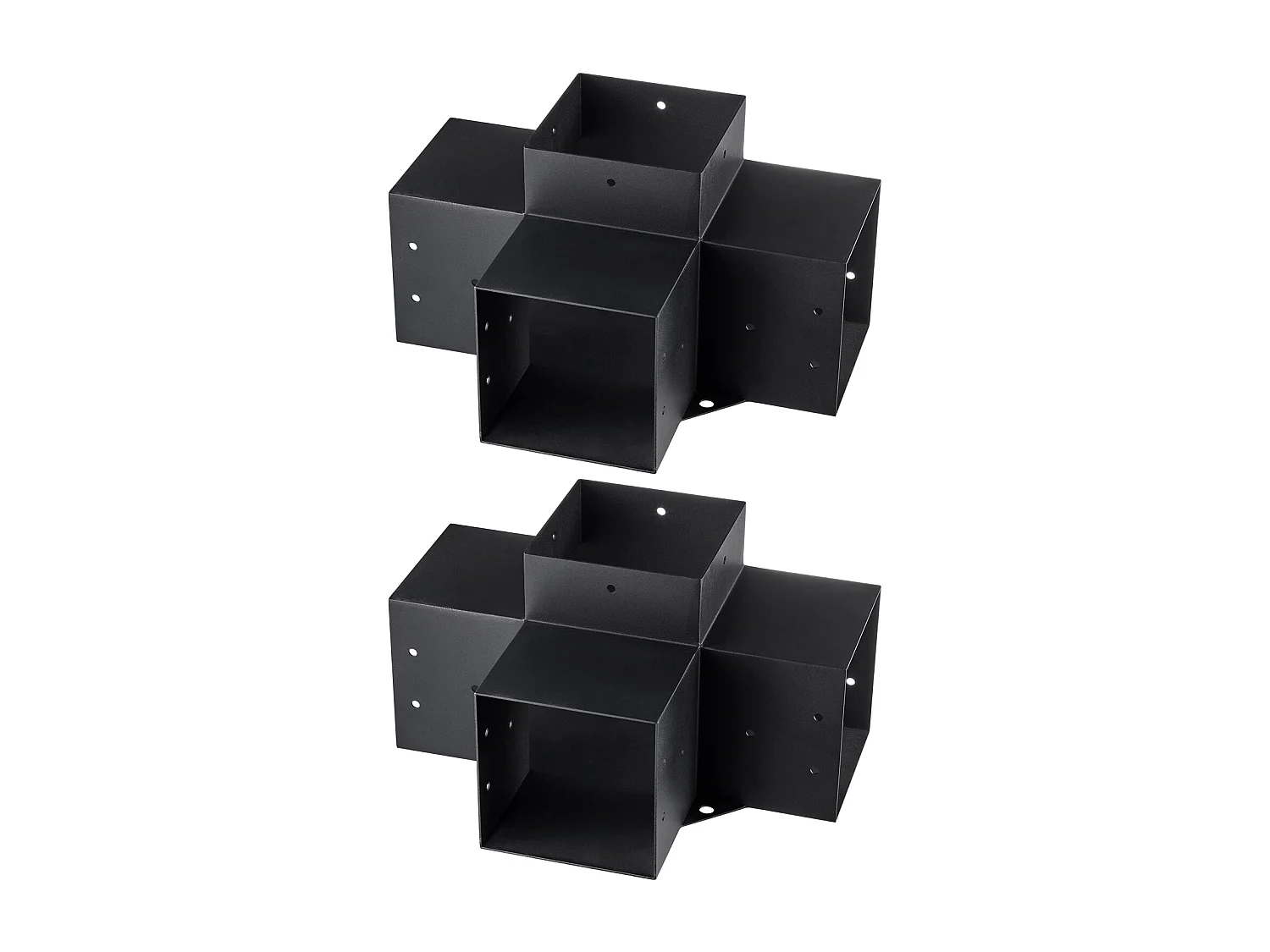 Kit de Supports de Pergola SucceBuy 15.24x15.24 cm 4 Voies Intérieures 14.2x14.2 cm 2 Pièces