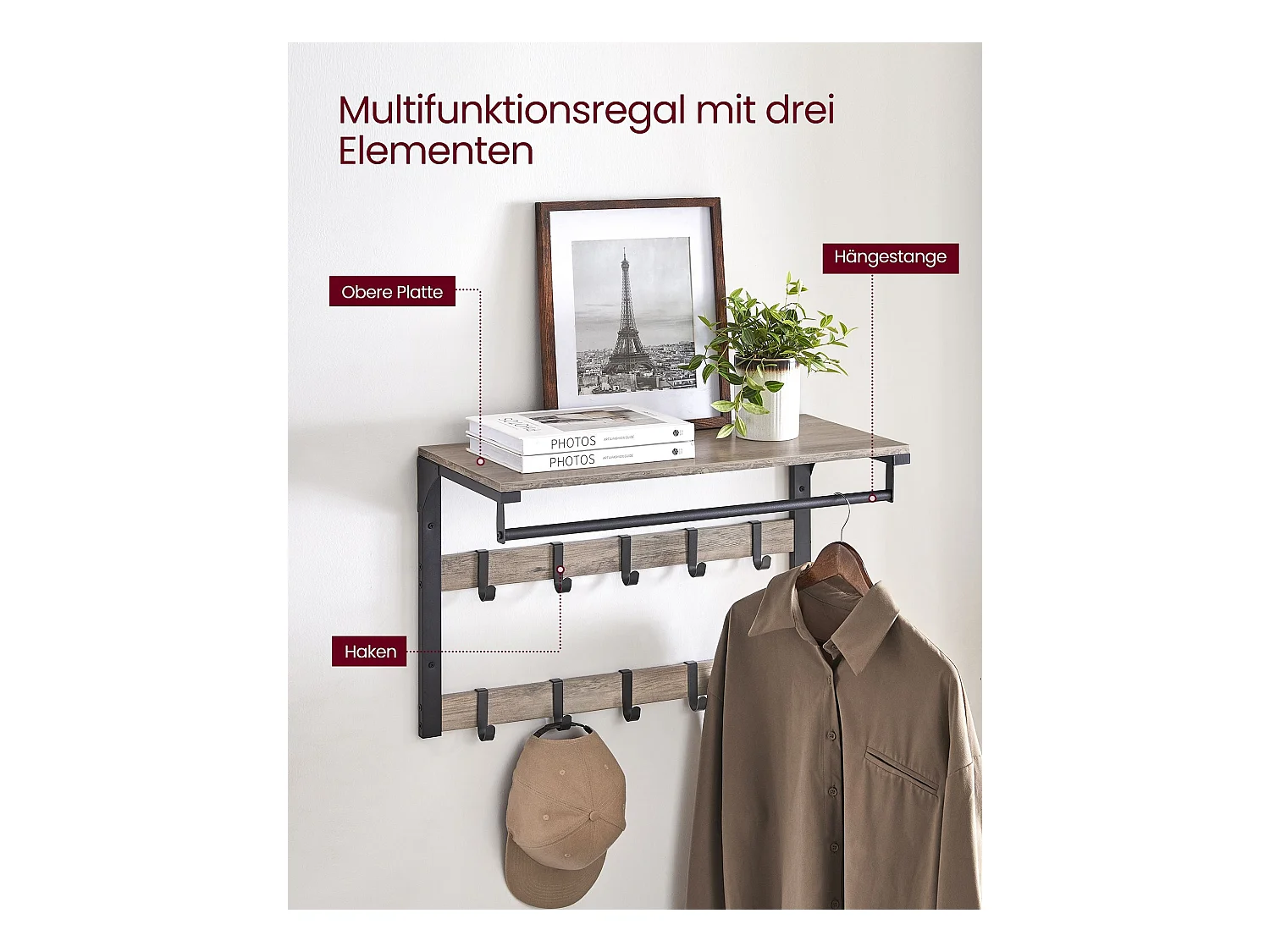 Wandgarderobe Victoria