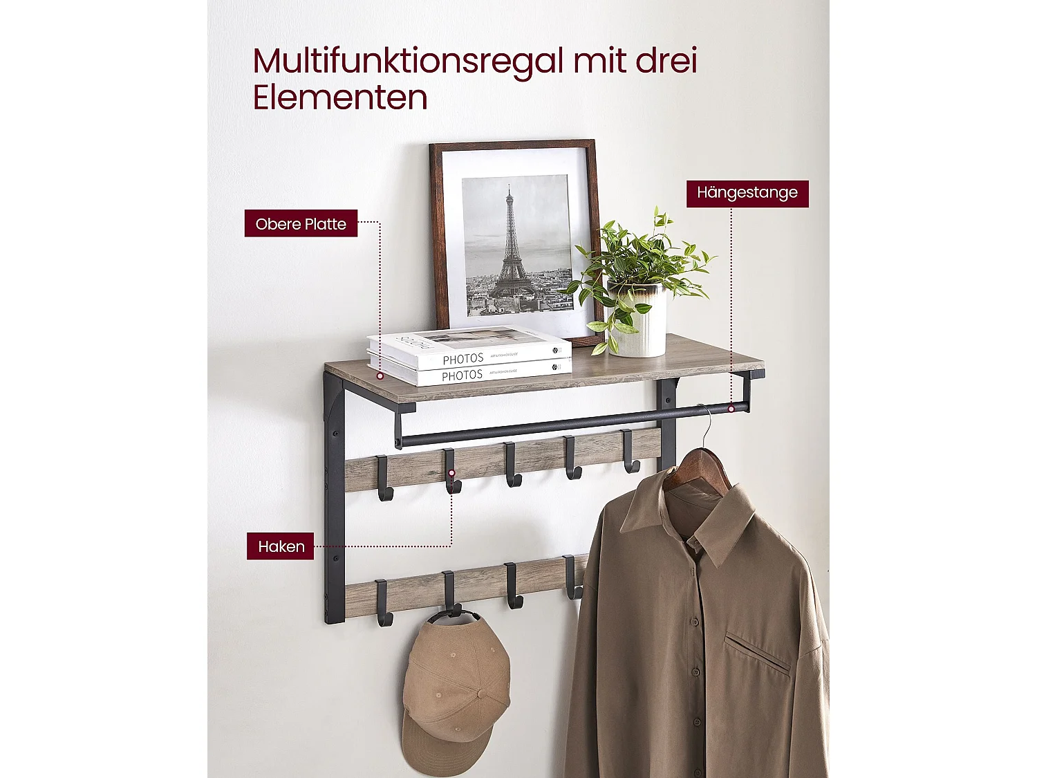 Wandgarderobe Victoria