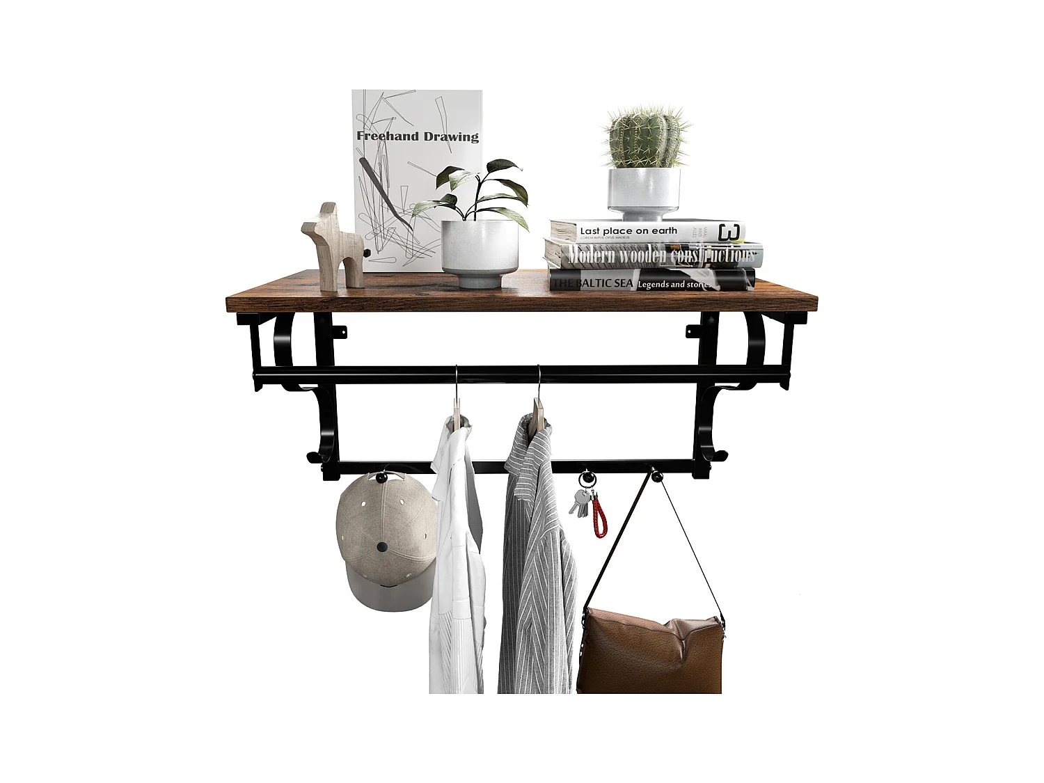 Wandgarderobe Industriestil Mazatlán