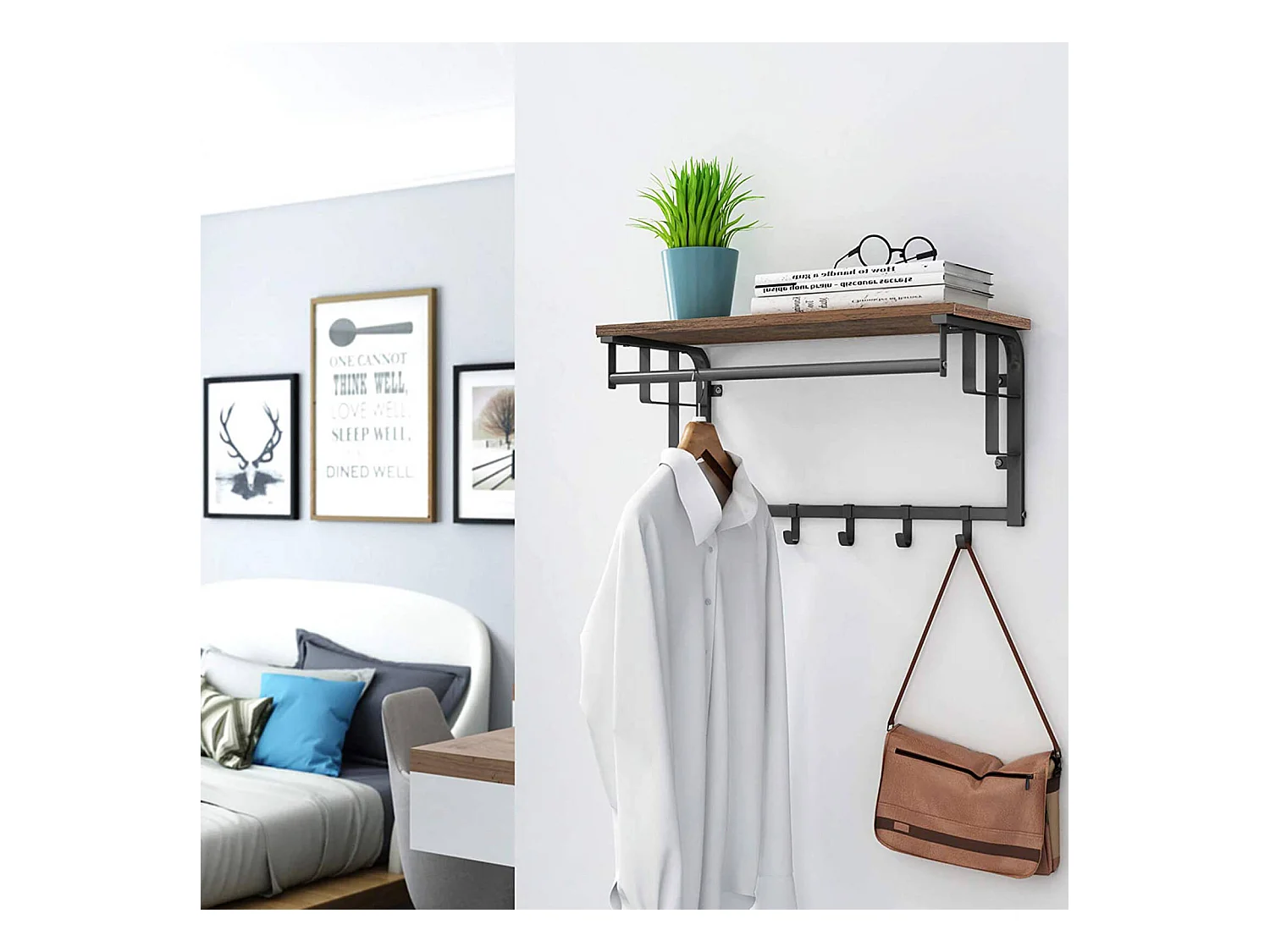 Wandgarderobe Industriestil Mazatlán