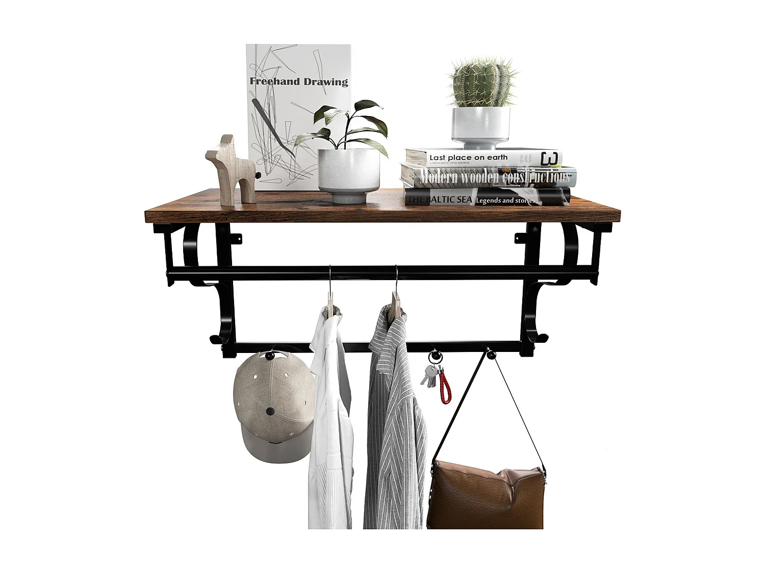 Wandgarderobe Industriestil Mazatlán