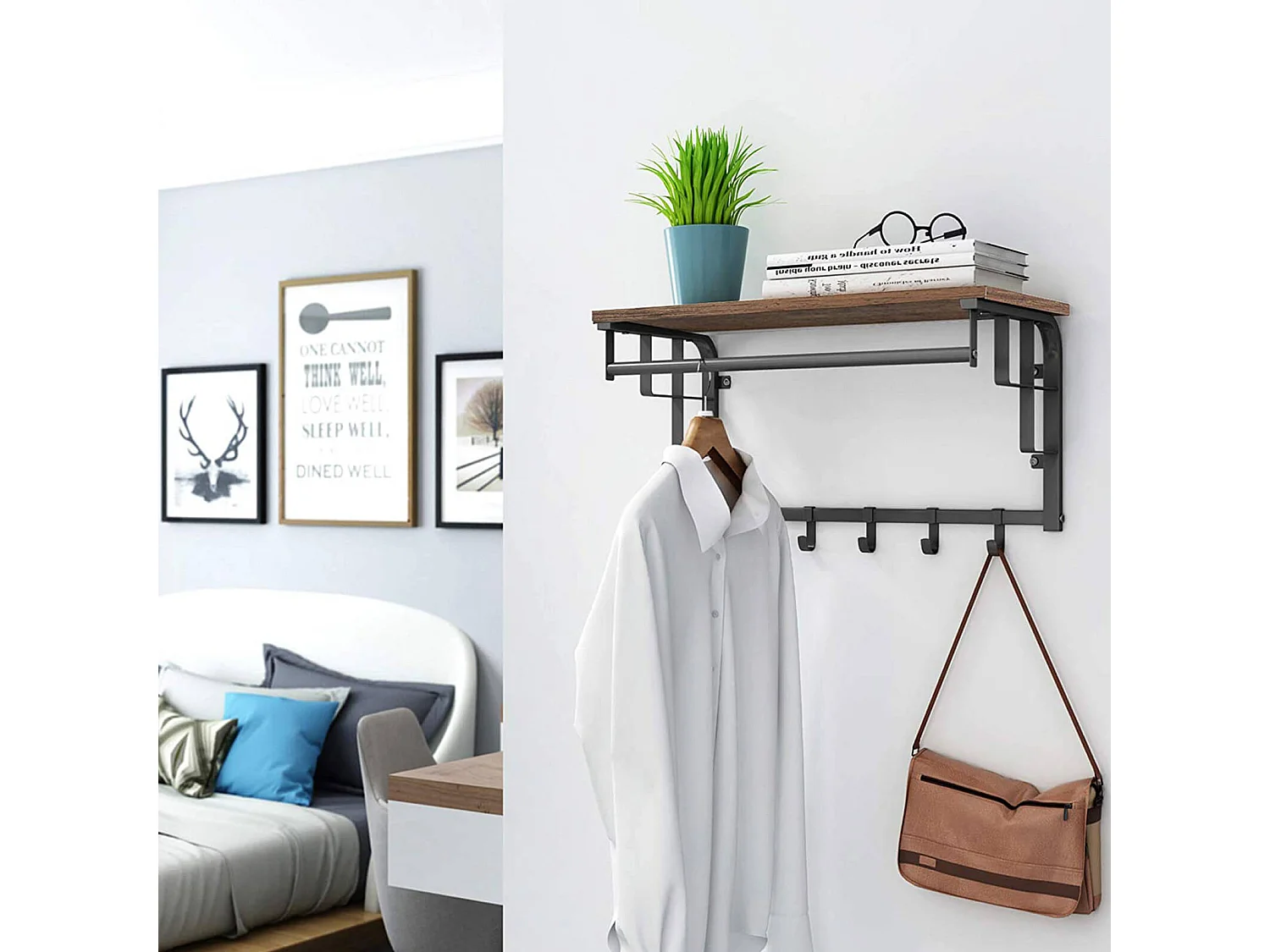 Wandgarderobe Industriestil Mazatlán