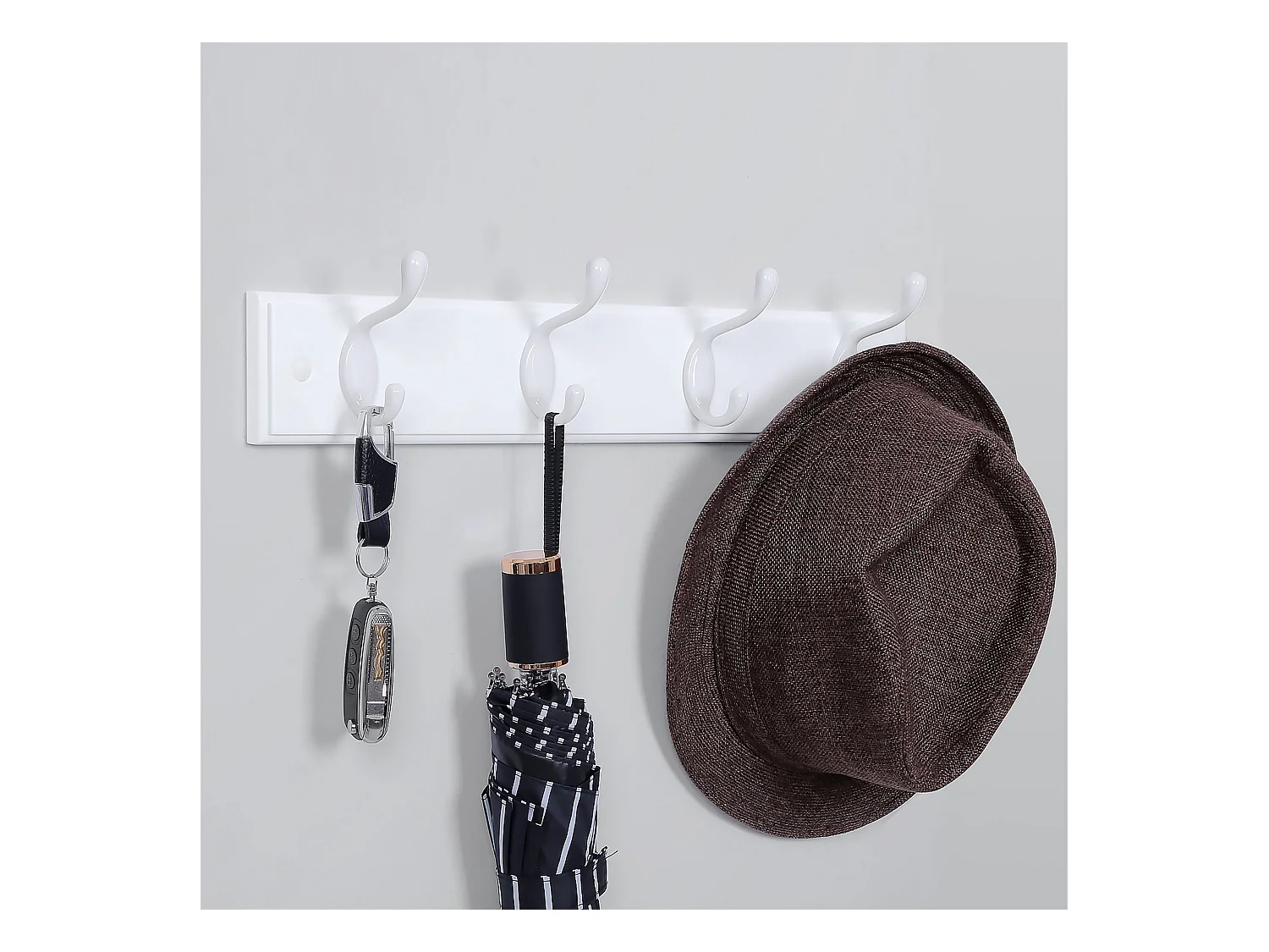 Wandgarderobe mit Metallhake Talatona