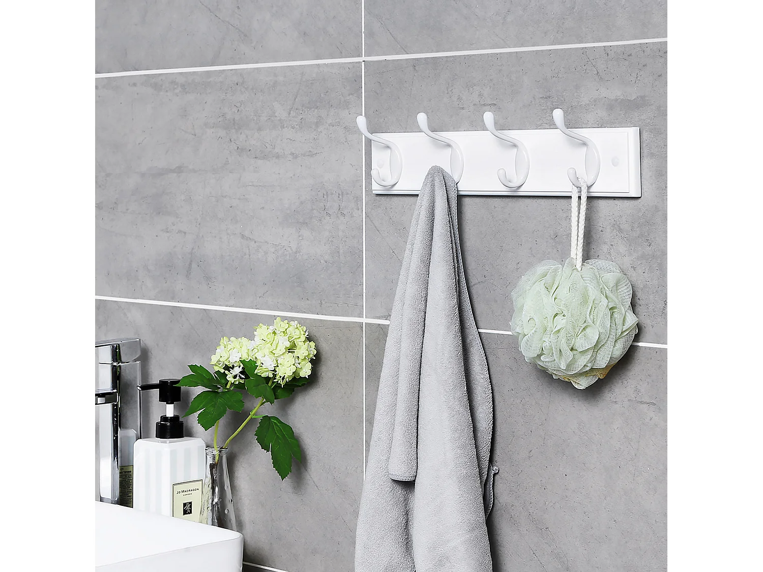 Wandgarderobe mit Metallhake Talatona