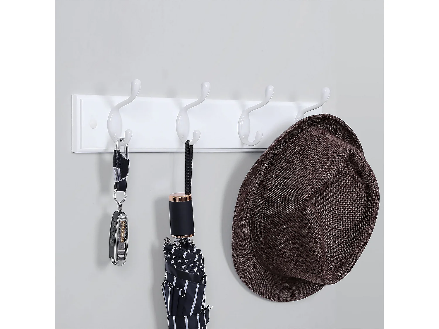 Wandgarderobe mit Metallhake Talatona