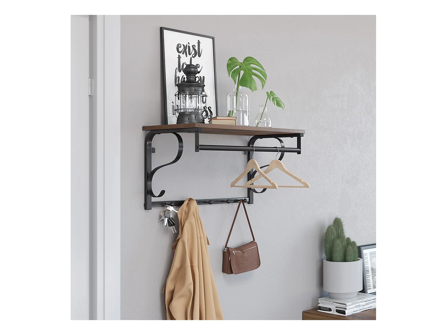 Wandgarderobe Industriestil Bujumbura