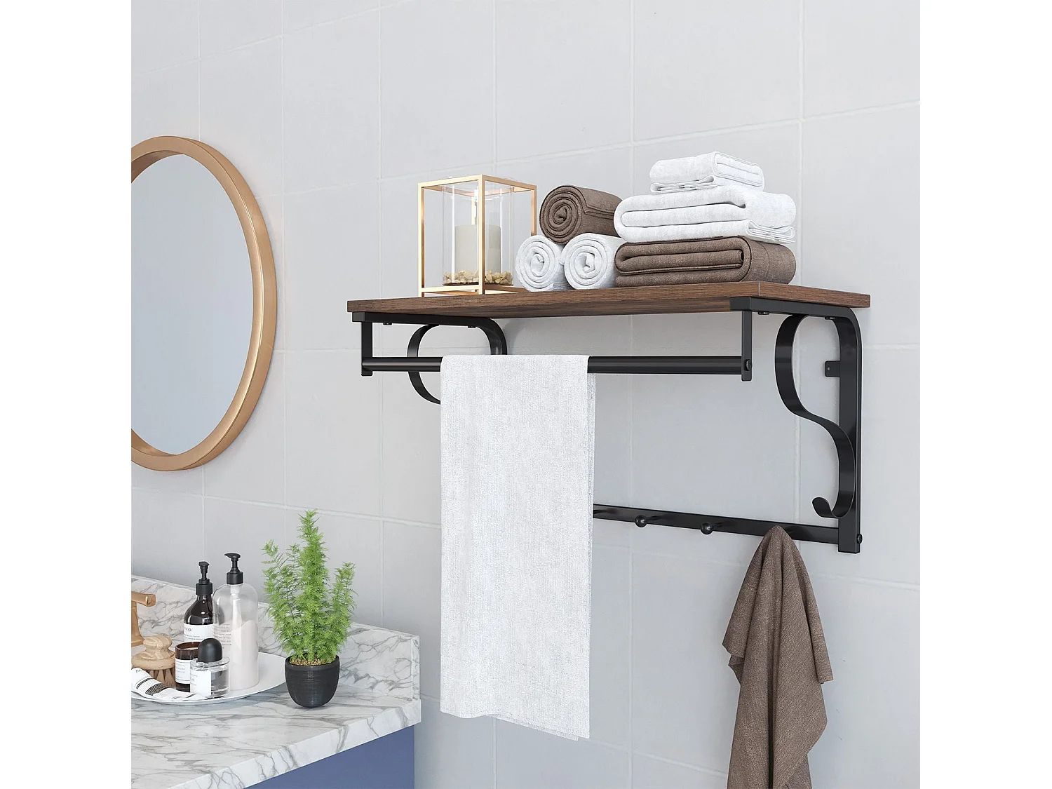 Wandgarderobe Industriestil Bujumbura