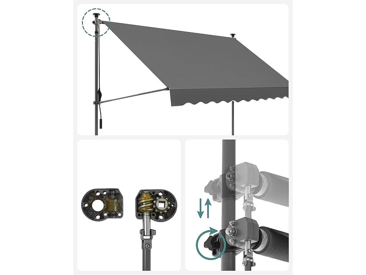 Tenda da sole a morsetto Tourlaville