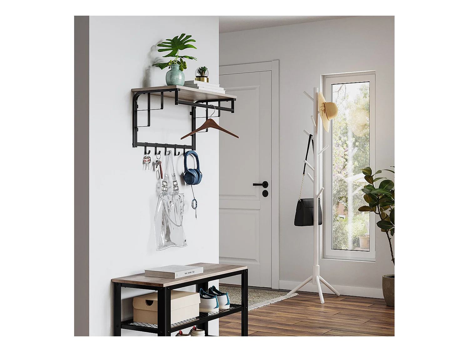 Wandgarderobe Gitega