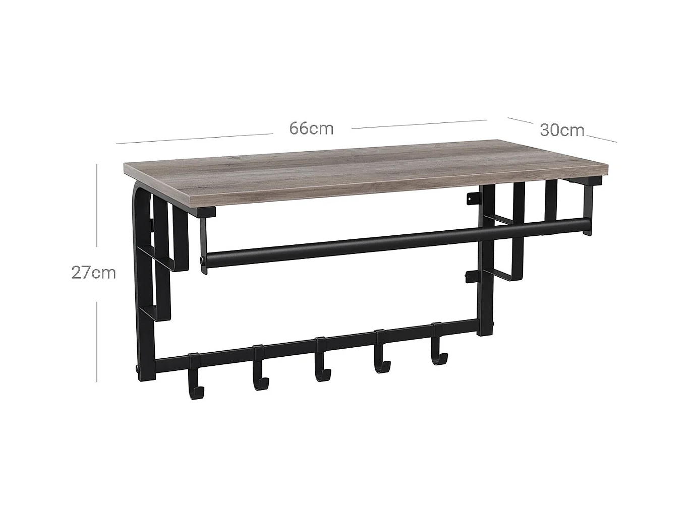 Wandgarderobe Gitega