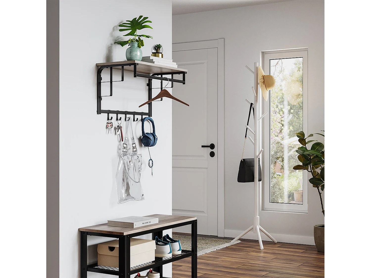 Porte-manteau mural Gitega