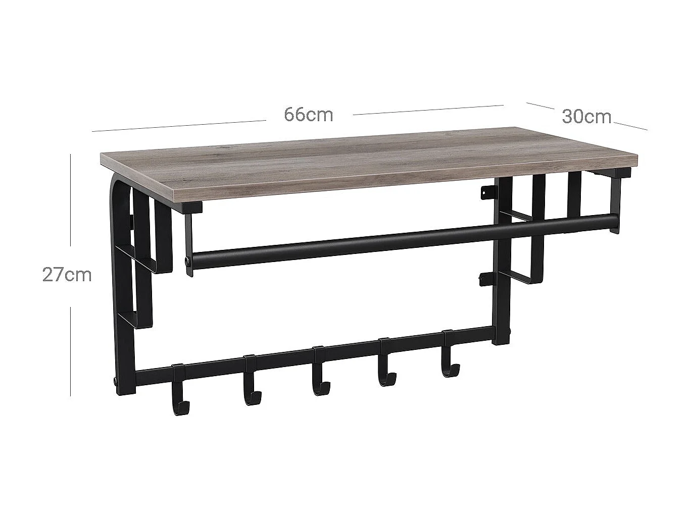 Porte-manteau mural Gitega