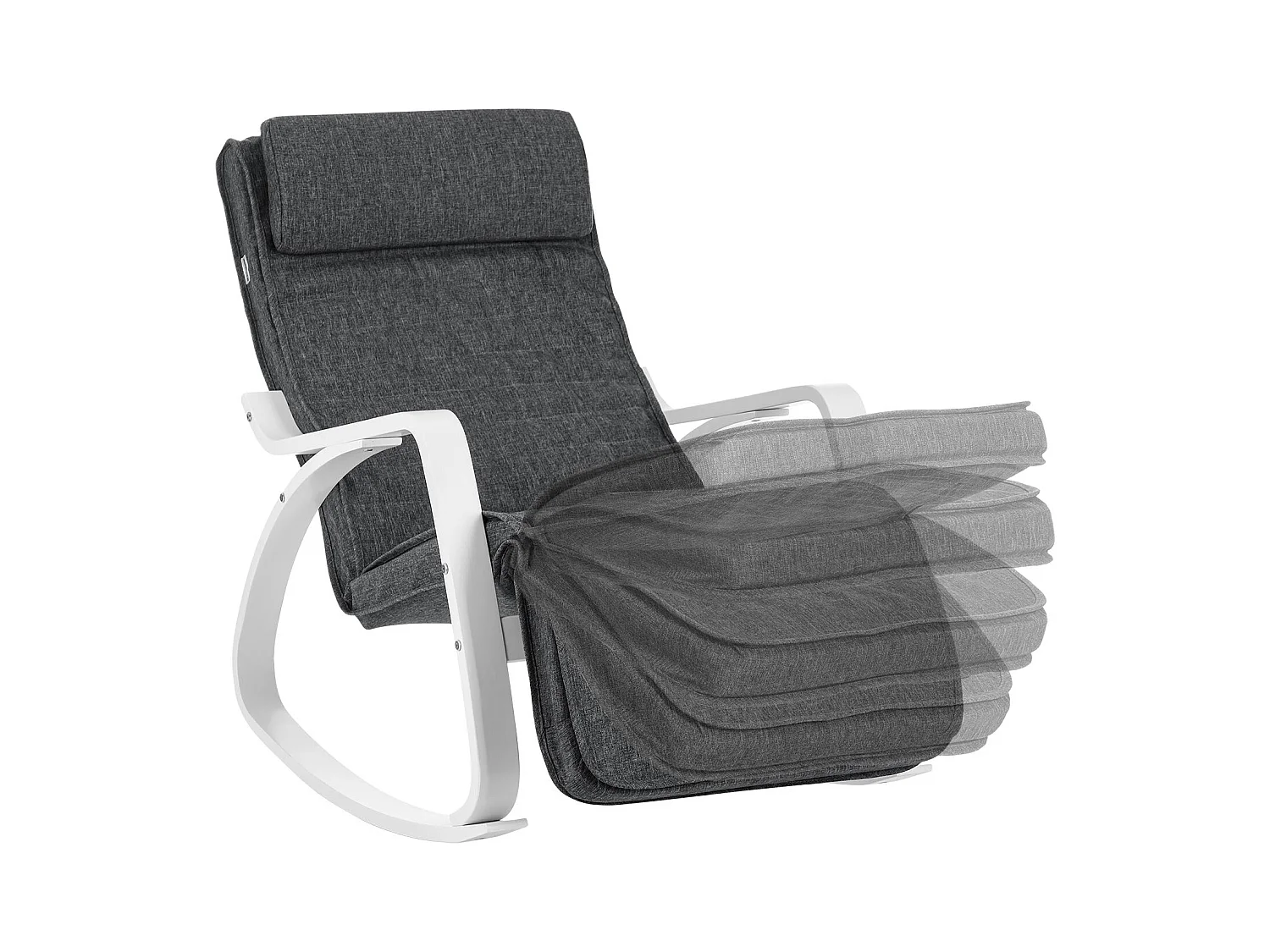 Schaukelstuhl Relaxstuhl aus Birkenholz