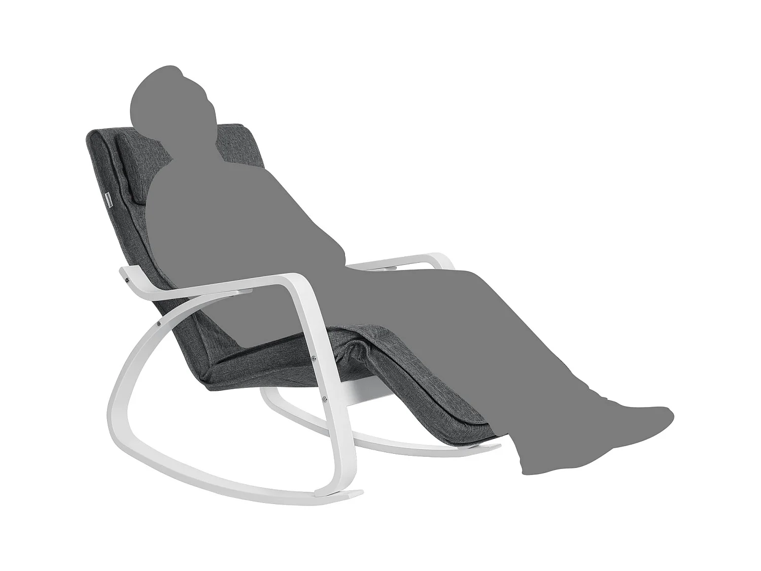 Schaukelstuhl Relaxstuhl aus Birkenholz