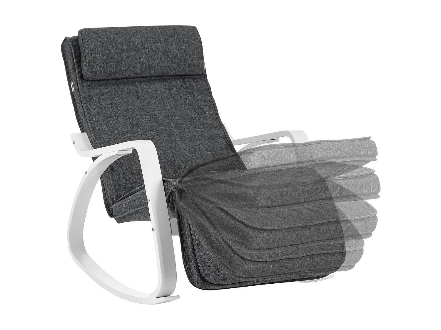 Schaukelstuhl Relaxstuhl aus Birkenholz