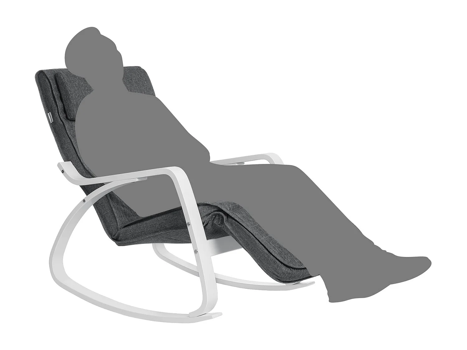 Schaukelstuhl Relaxstuhl aus Birkenholz