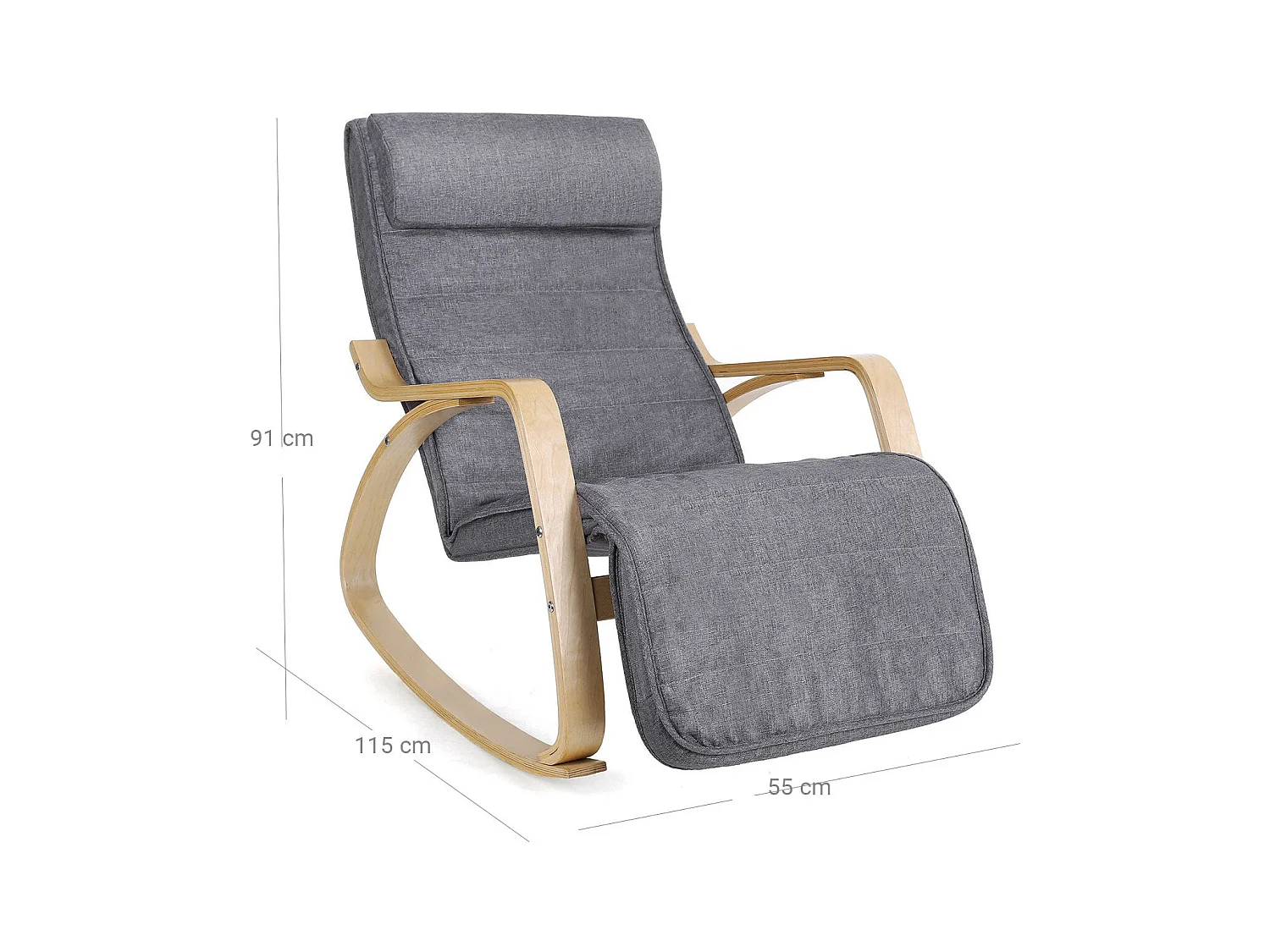 Poltrona a dondolo relax Darwin