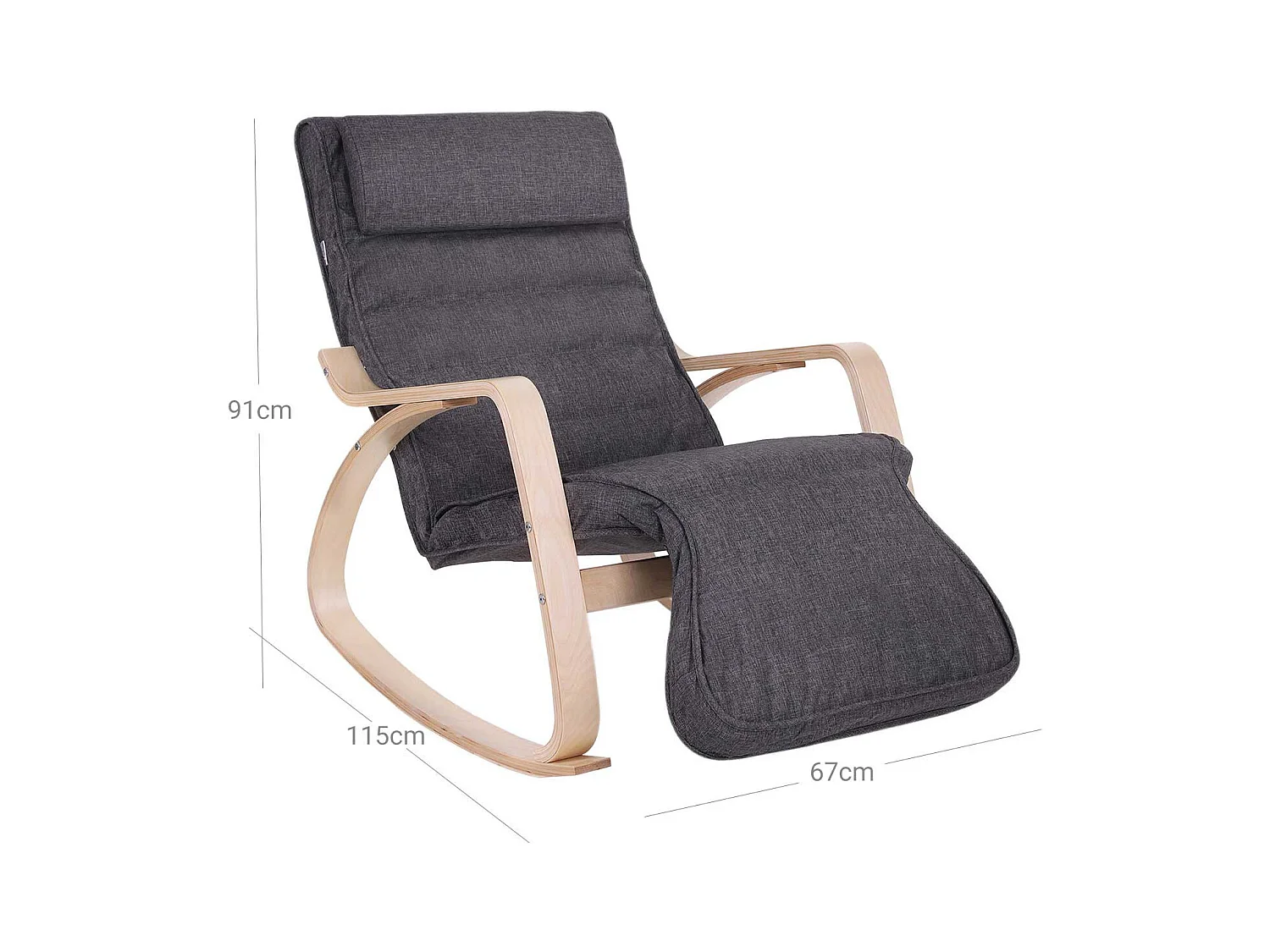 Schaukelstuhl Relaxstuhl Accra