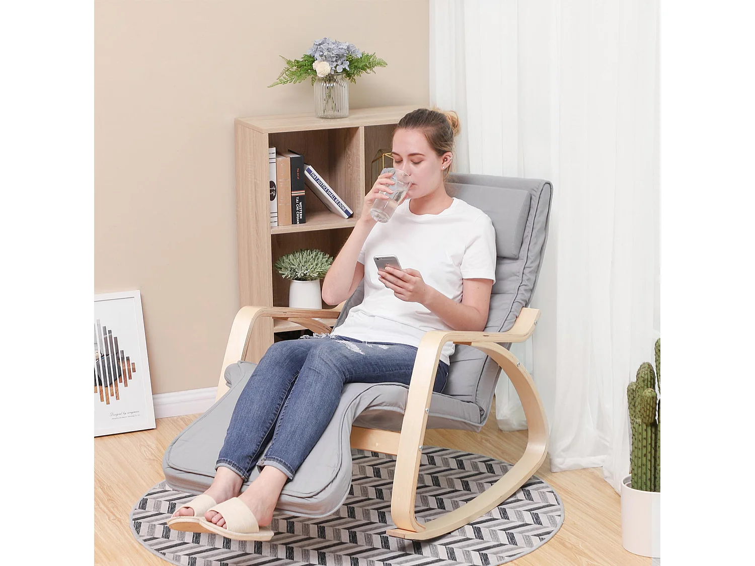 Schaukelstuhl Relaxstuhl Accra