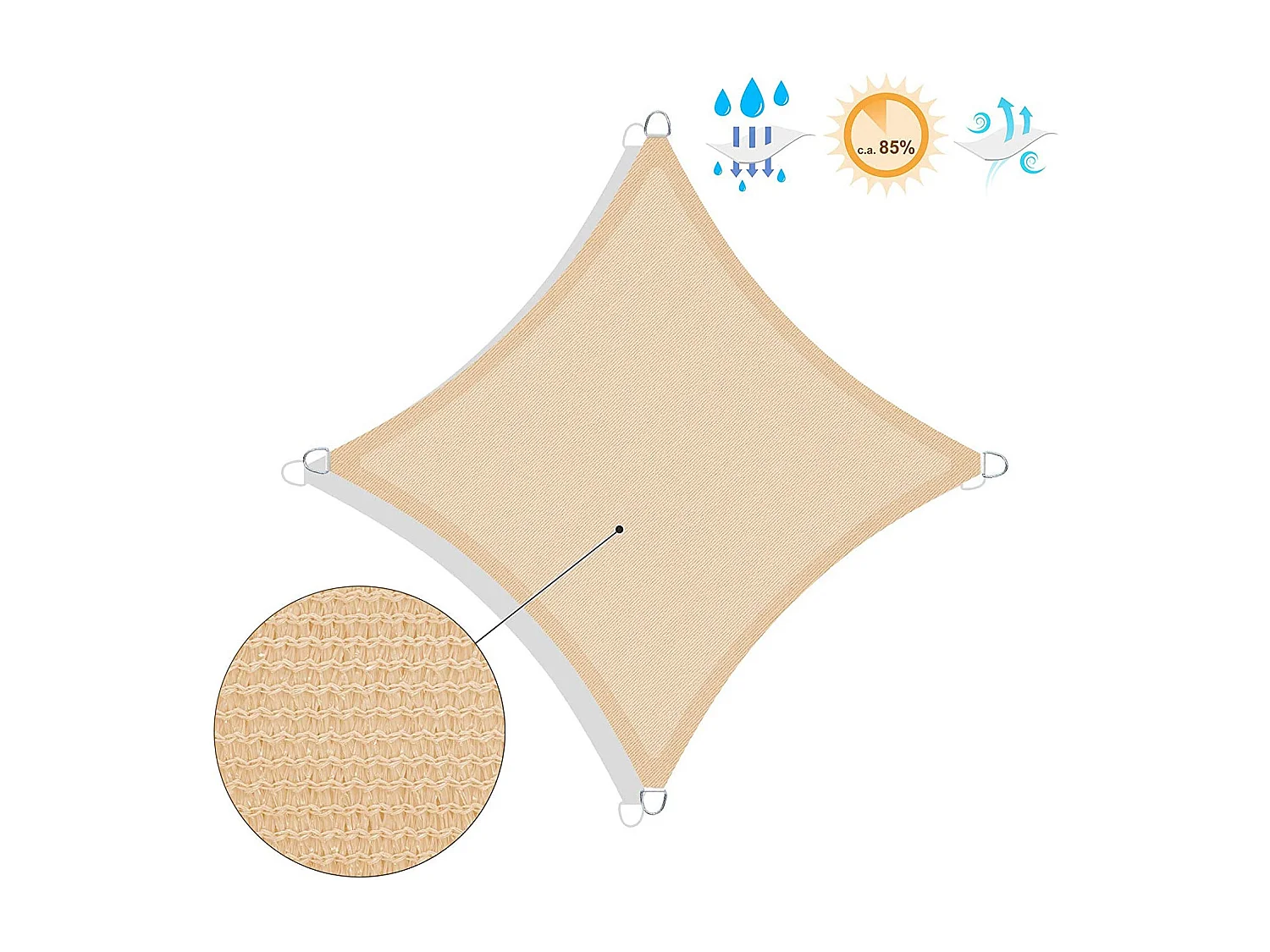 Sonnensegel Michigan