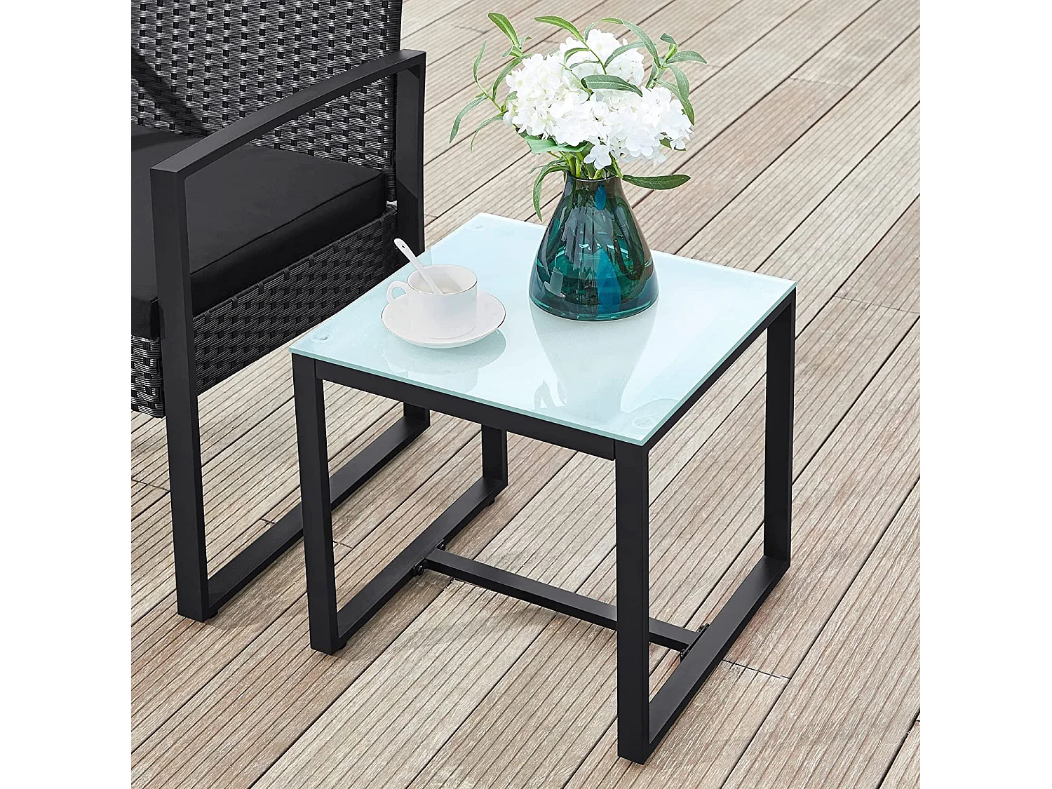 Gartenmöbel-Set Lounge-Set 3-teilig Ulsan