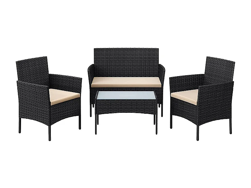 Gartenmöbel-Set Sitzgruppe 4-teilig Baku