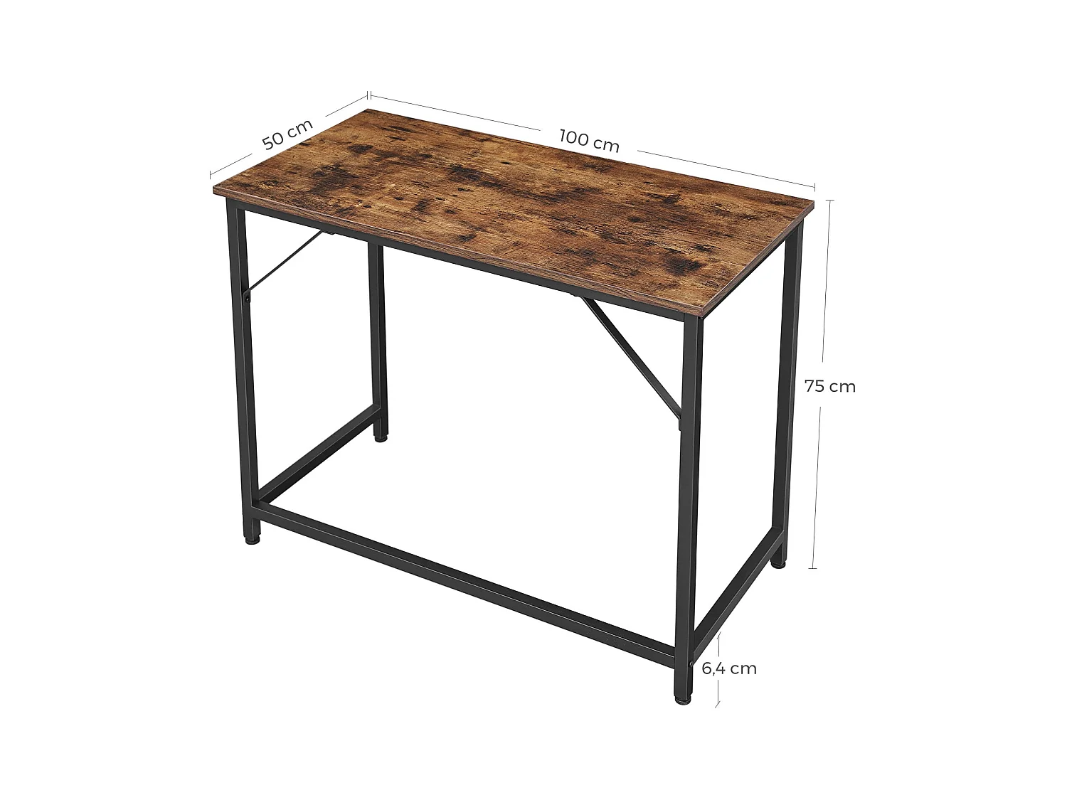 Schreibtisch Computertisch schmal Durango