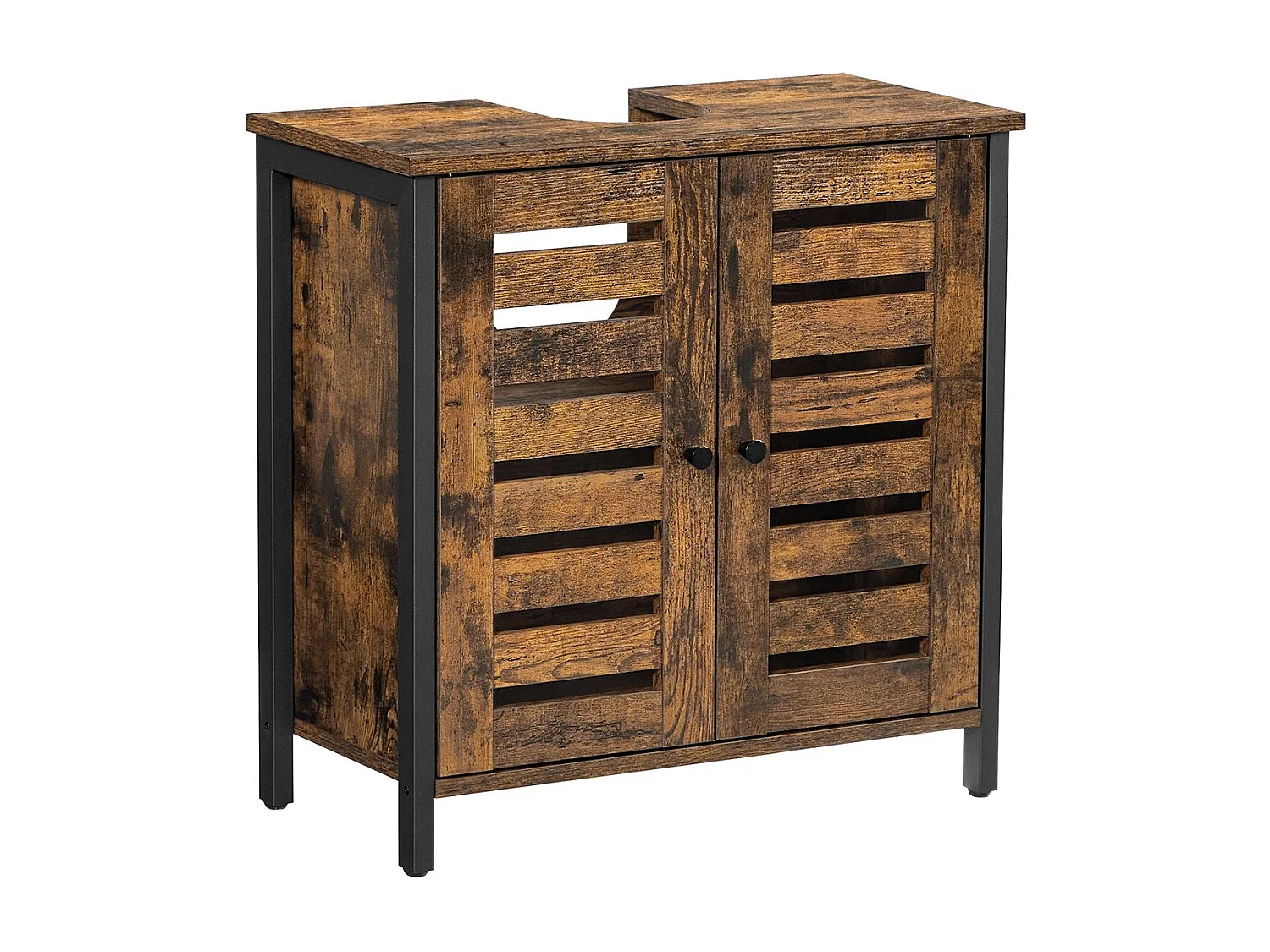 Meuble sous vasque structure en acier