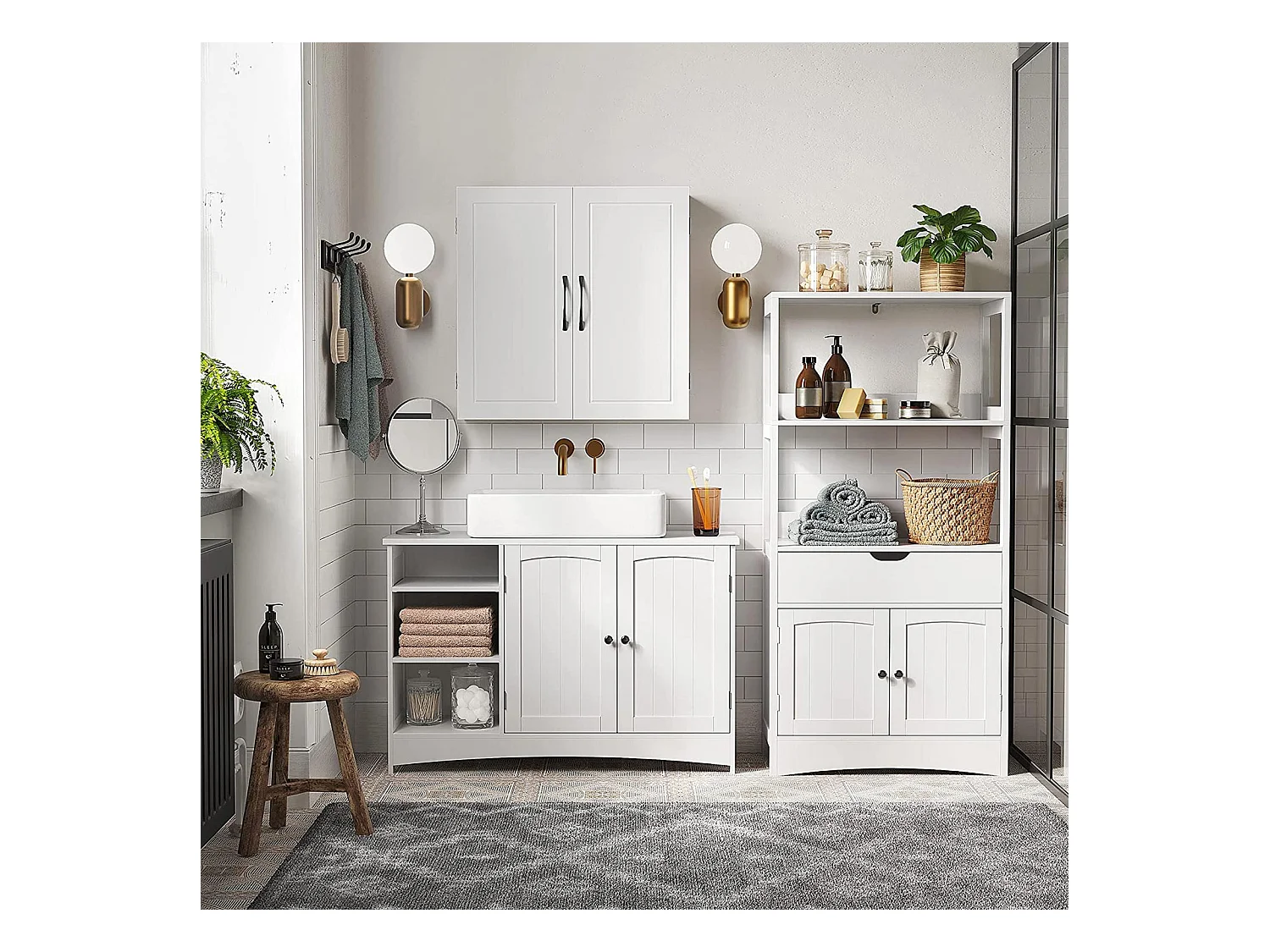 Waschbeckenunterschrank Likasi