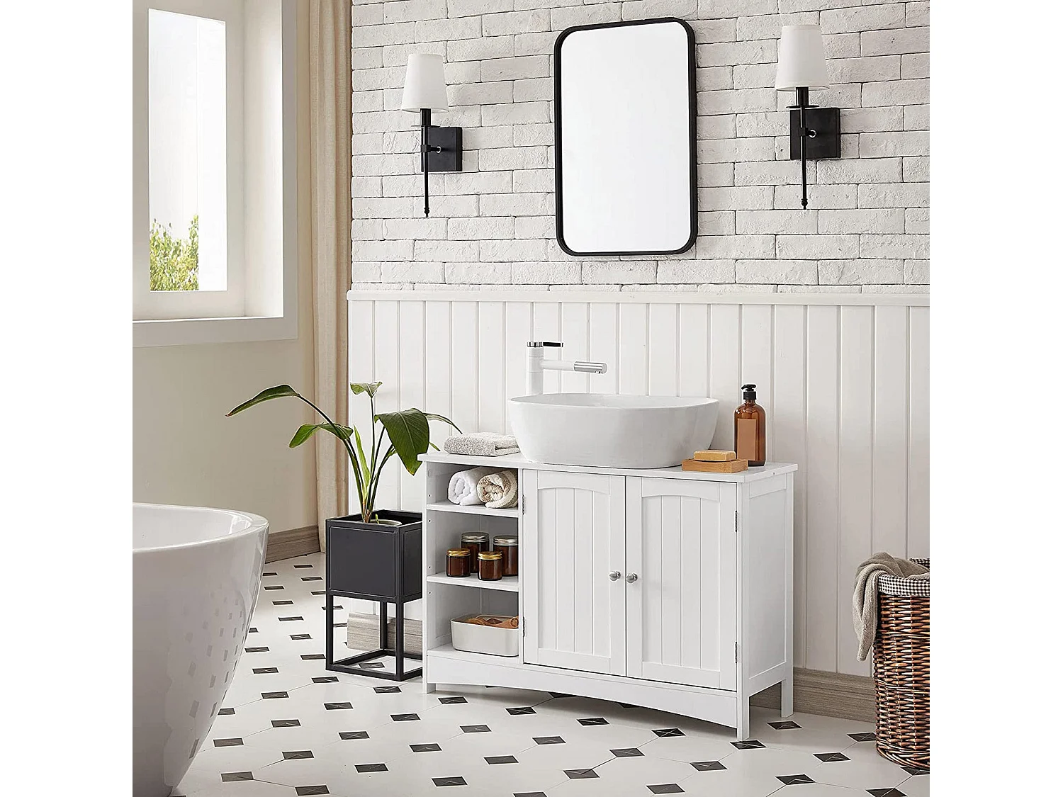 Waschbeckenunterschrank Likasi