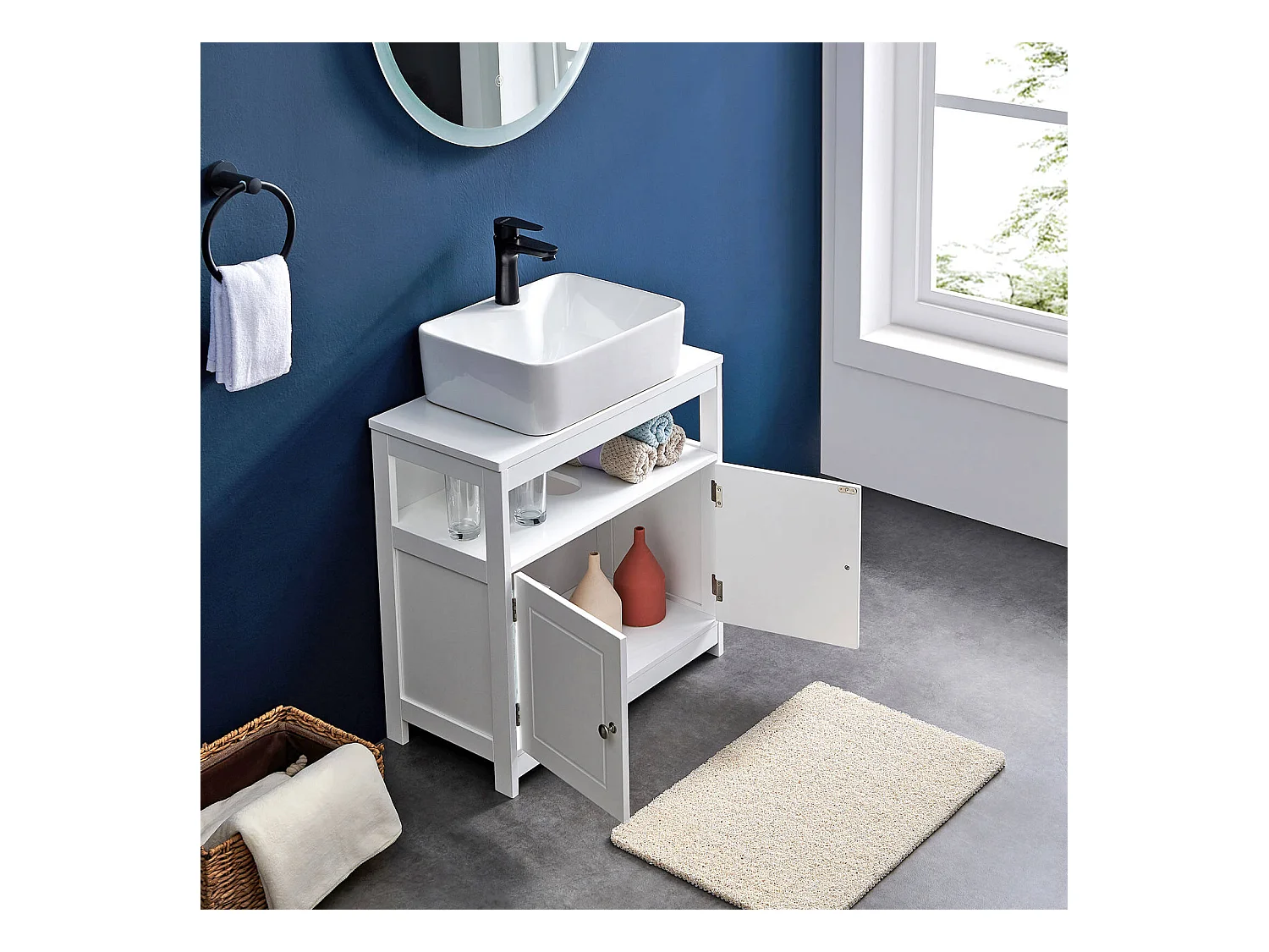 Waschbeckenunterschrank mit  Türen Accra