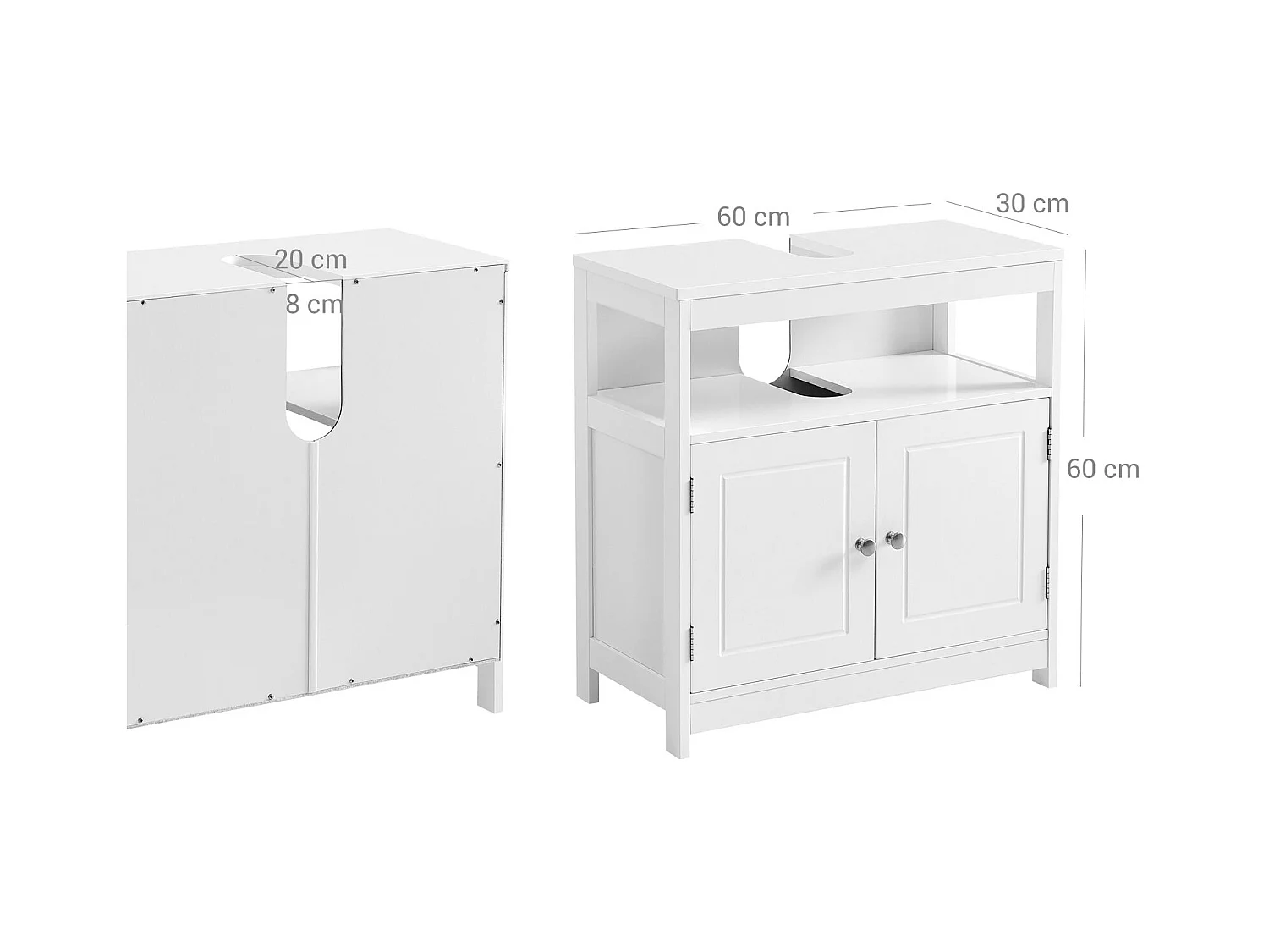 Waschbeckenunterschrank mit  Türen Accra