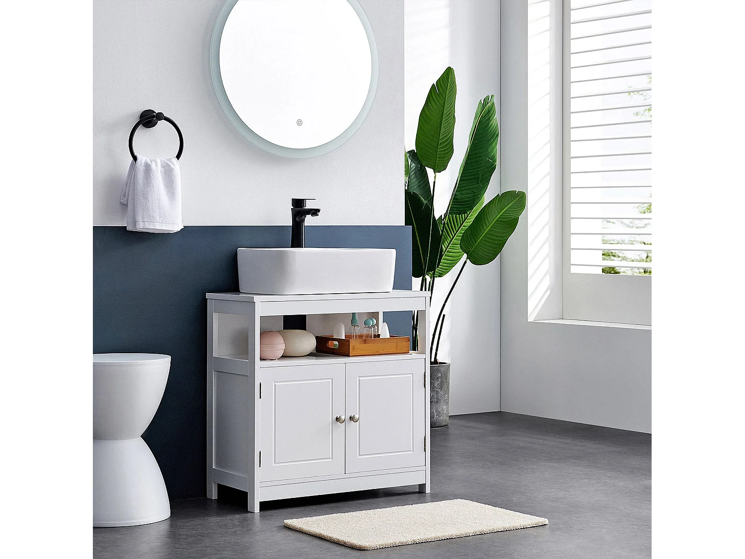 Waschbeckenunterschrank mit  Türen Accra